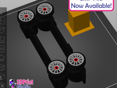 Audi A3 S-Line - Includes Wall Bracket 3D 打印模型