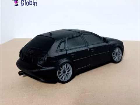 Audi A3 S-Line - Includes Wall Bracket 3D 打印模型