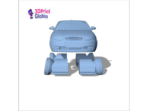 Audi A3 S-Line - Includes Wall Bracket 3D 打印模型