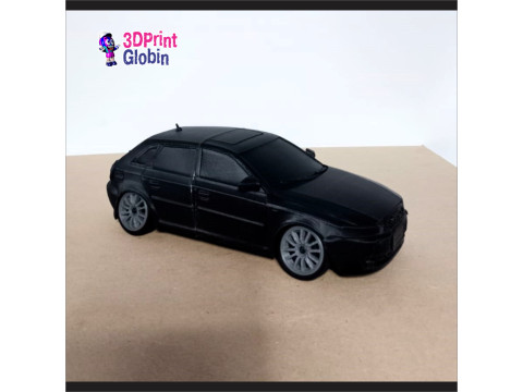 Audi A3 S-Line - Includes Wall Bracket 3D 打印模型
