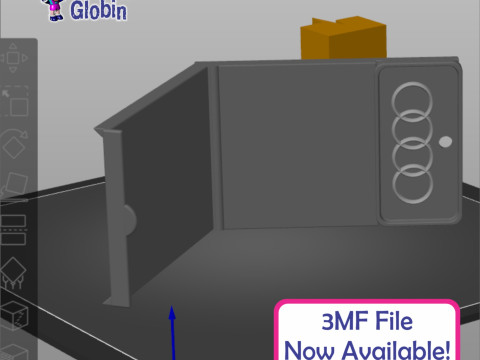 Audi A3 S-Line - Includes Wall Bracket 3D 打印模型
