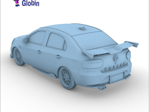 Volkswagen Voyage - Includes Wall Bracket 3D-printmodel