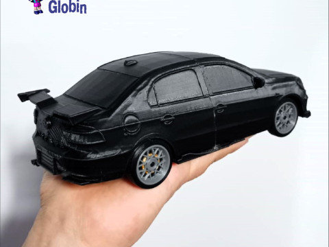 Volkswagen Voyage - Includes Wall Bracket 3D-printmodel