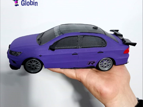 Volkswagen Voyage - Includes Wall Bracket 3D-printmodel