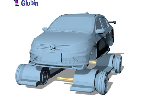 Volkswagen Voyage - Includes Wall Bracket 3D-printmodel