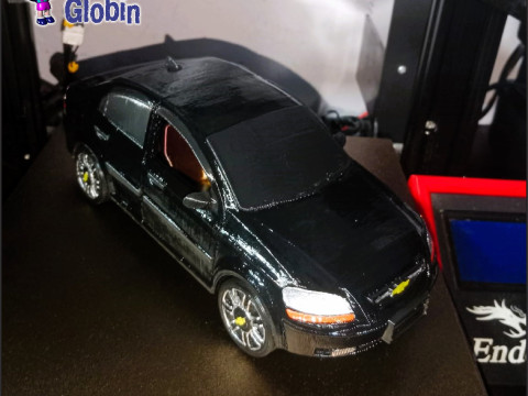 CHEVROLET AVEO Family - Includes Wall Bracket Modelo de Impressão 3D