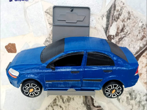 CHEVROLET AVEO Family - Includes Wall Bracket Modelo de Impressão 3D