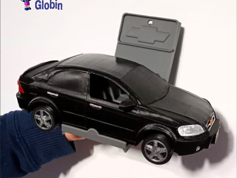 Chevrolet Aveo Emotion Sedan - Includes Wall Bracket 3D Принт Модель