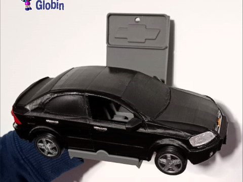 Chevrolet Aveo Emotion Sedan - Includes Wall Bracket 3D Принт Модель