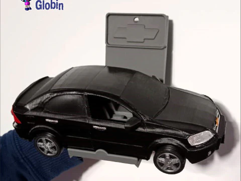 Chevrolet Aveo Emotion Limousine &ndash; inklusive Wandhalterung 3D Druckmodell