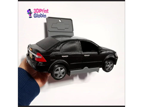Chevrolet Aveo Emotion Limousine &ndash; inklusive Wandhalterung 3D Druckmodell
