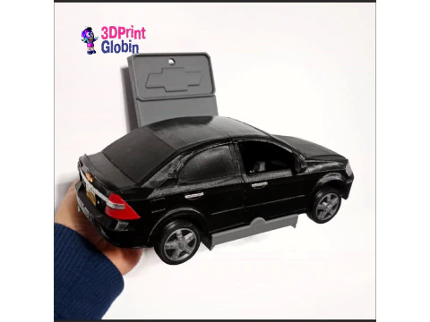 Chevrolet Aveo Emotion Limousine &ndash; inklusive Wandhalterung 3D Druckmodell
