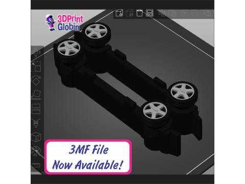 Chevrolet Aveo Emotion Sedan - Includes Wall Bracket 3D Принт Модель