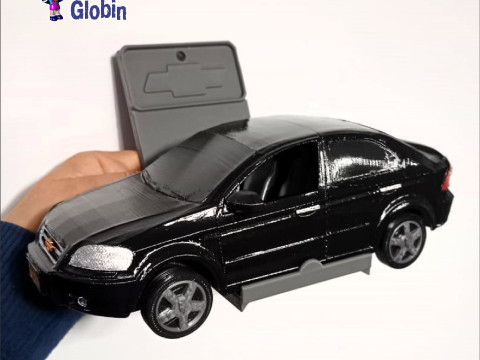 Chevrolet Aveo Emotion Sedan - Includes Wall Bracket 3D Принт Модель