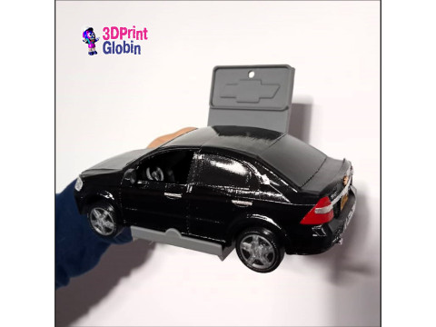 Chevrolet Aveo Emotion Sedan - Includes Wall Bracket 3D Принт Модель