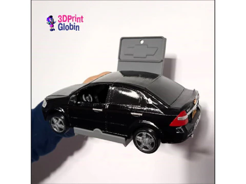 Chevrolet Aveo Emotion Limousine &ndash; inklusive Wandhalterung 3D Druckmodell