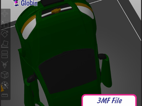 Chevrolet Aveo LS 16 - Incluye Soporte de Pared 3D 打印模型