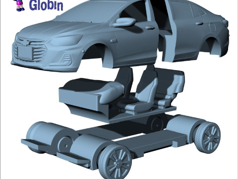 Chevrolet Onix LT Turbo - Includes Wall Bracket Modello di stampa 3D