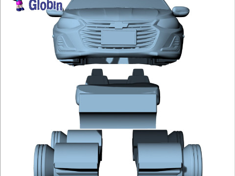 Chevrolet Onix LT Turbo - Includes Wall Bracket Modello di stampa 3D