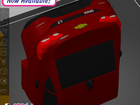 Chevrolet Onix LT Turbo - Includes Wall Bracket Modello di stampa 3D