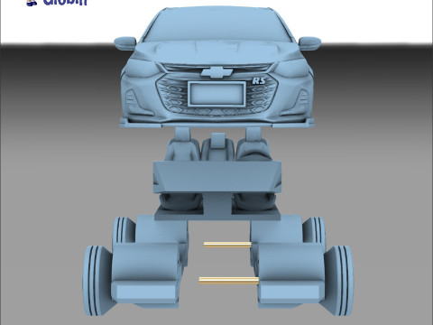 Chevrolet Onix RS Turbo - Incluye Soporte de pared 3Dプリントモデル