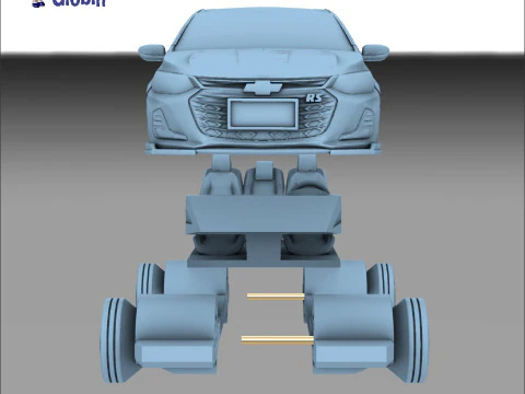 Chevrolet Onix RS Turbo - Incluye Soporte de pared 3D Print Model