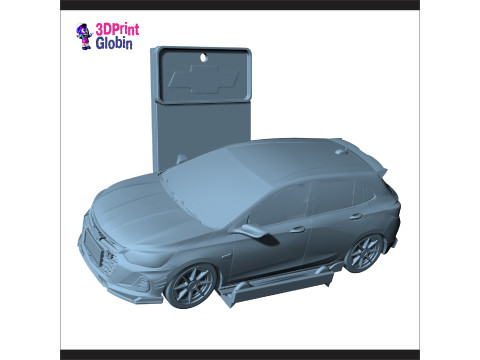 Chevrolet Onix RS Neon - Includes Wall Mount Modelo de Impressão 3D