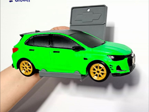 Chevrolet Onix RS Neon - Includes Wall Mount Modelo de Impressão 3D