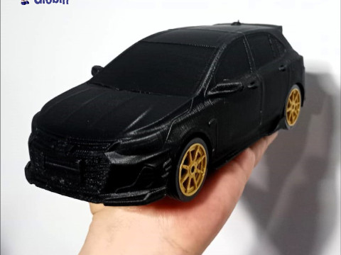 Chevrolet Onix RS Neon - Includes Wall Mount Modelo de Impressão 3D