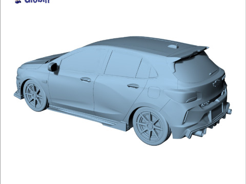 Chevrolet Onix RS Neon - Includes Wall Mount Modelo de Impressão 3D