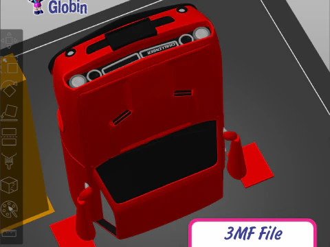 Dodge Challenger SRT8 - Includes Wall Bracket 3D Print Model