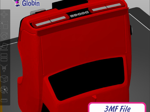 Dodge Challenger SRT8 - Includes Wall Bracket 3Dプリントモデル