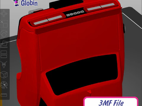 Dodge Challenger SRT8 - Includes Wall Bracket 3D Print Model