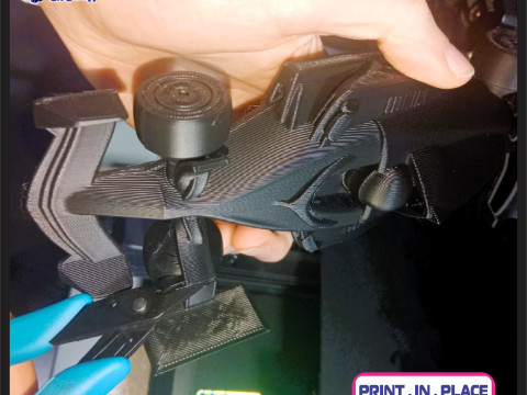 Formula One to print on site - Includes Wall Mount Modelo de impresión 3D