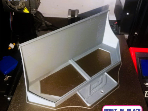 Formula One to print on site - Includes Wall Mount Modelo de impresión 3D