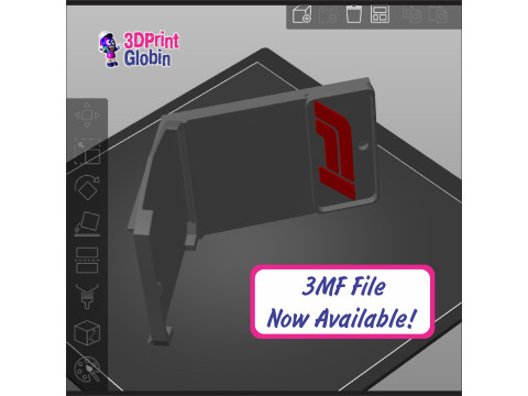 Formula One to print on site - Includes Wall Mount Modelo de impresión 3D