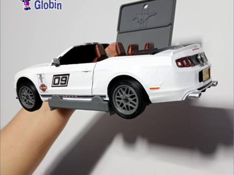 Shelby GT 500 Convertible 3D Print Model