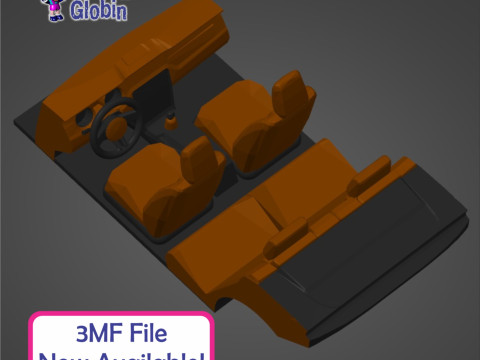 Shelby GT 500 Convertible 3D Print Model