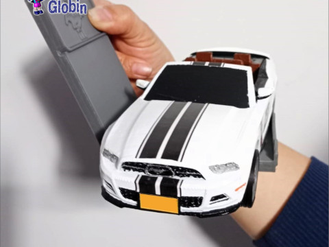 Shelby GT 500 Convertible 3D Print Model