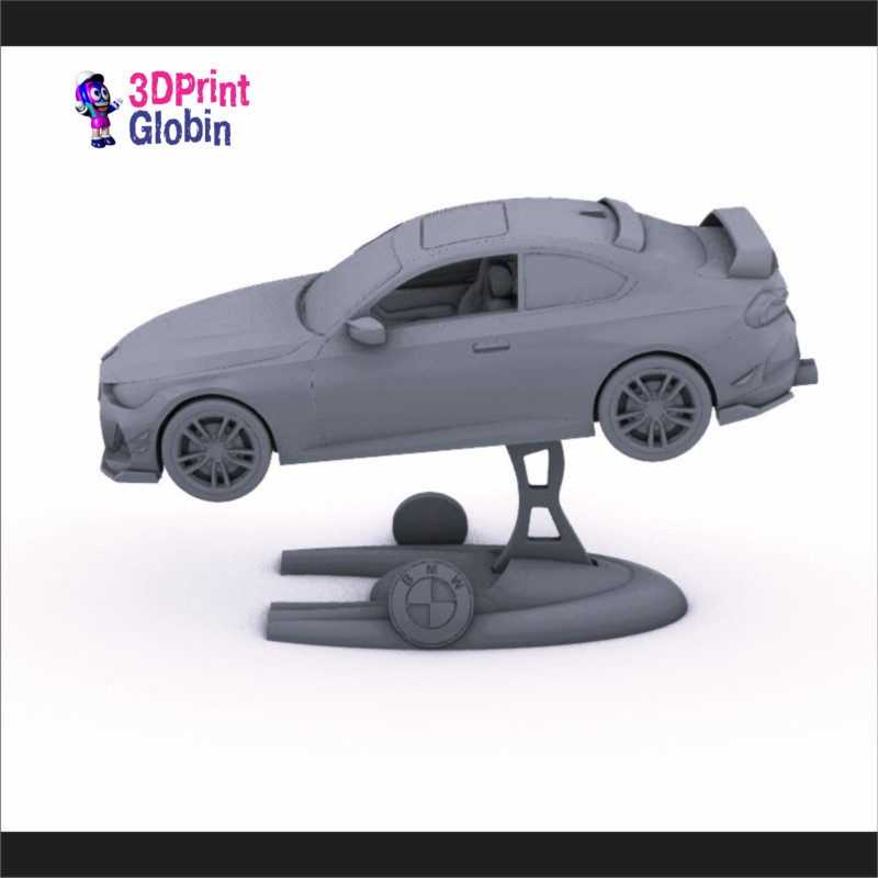 M 240i 1-10 Scale - Includes Pedestal Support 3Dプリントモデル .c4d .max .obj .3ds .fbx .stl .blend