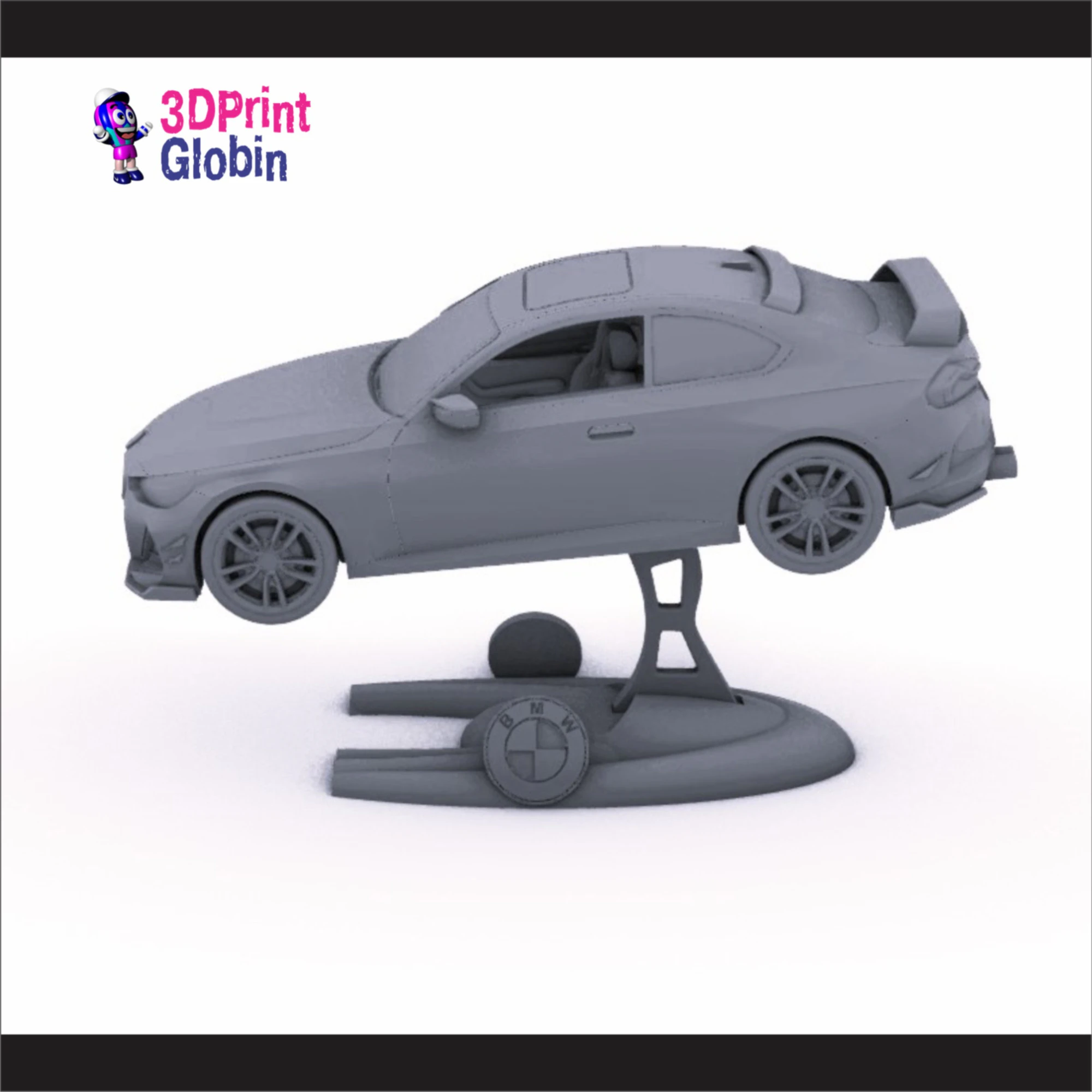 M 240i 1-10 Scale - Includes Pedestal Support 3D Print Model .c4d .max .obj .3ds .fbx .stl .blend 