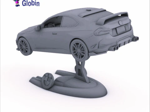 M 240i 1-10 Scale - Includes Pedestal Support 3D Print Model