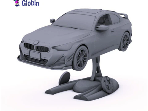 M 240i 1-10 Scale - Includes Pedestal Support 3D Print Model