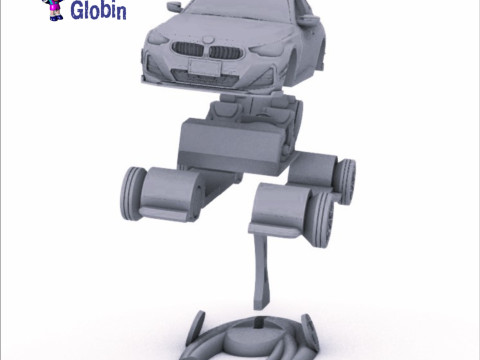 M 240i 1-10 Scale - Includes Pedestal Support 3Dプリントモデル