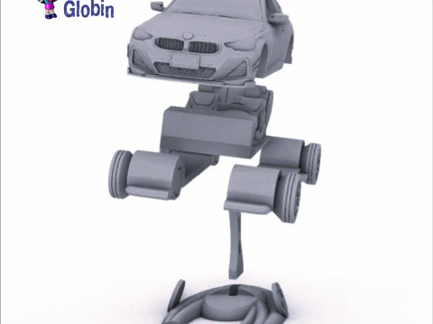 M 240i 1-10 Scale - Includes Pedestal Support 3D Print Model