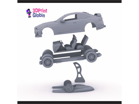 M 240i 1-10 Scale - Includes Pedestal Support 3Dプリントモデル