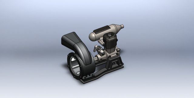engine blower assambly Modèle 3D .c4d .max .obj .3ds .fbx .stl .blend 