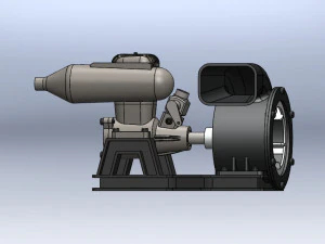 engine blower assambly 3D Model