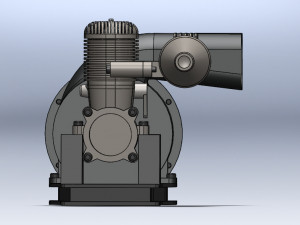 engine blower assambly Modèle 3D