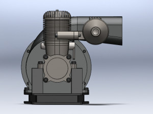 engine blower assambly Modèle 3D